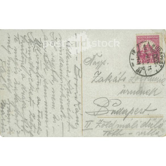 1927 - Budapest. Fisherman’s bastion. Colored photo sheet, postcard. (2791016)