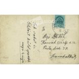 1942 - Romantic couple. Photo sheet, postcard. (2791018)