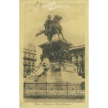 Milan - Monument to Vittorio Emanuele II. Photo sheet, postcard. (2791021)