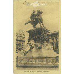   Milan - Monument to Vittorio Emanuele II. Photo sheet, postcard. (2791021)