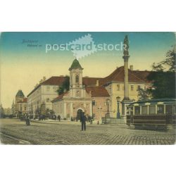   1910 - Budapest. Rákóczi út. Colored photo sheet, postcard. (2791028)