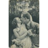 1942 - Romantic couple. Photo sheet, postcard. (2791030)