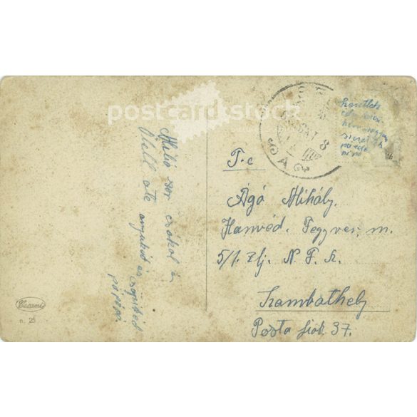 1942 - Romantic couple. Photo sheet, postcard. (2791030)