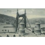 1910 - Budapest. Erzsébet Bridge. Photo sheet, postcard. (2791039)