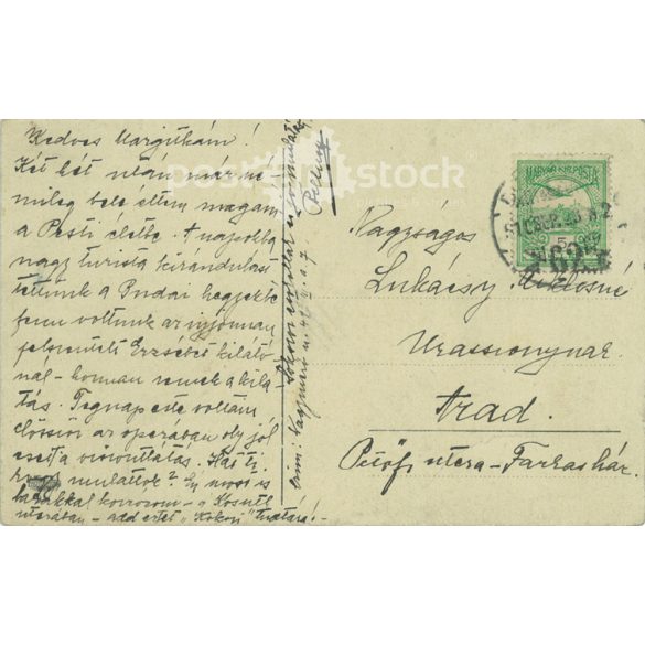 1910 - Budapest. Erzsébet Bridge. Photo sheet, postcard. (2791039)