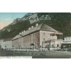   1915 - Băile Herculane. Ferencz yard. Colored photo sheet, postcard. (2791043)