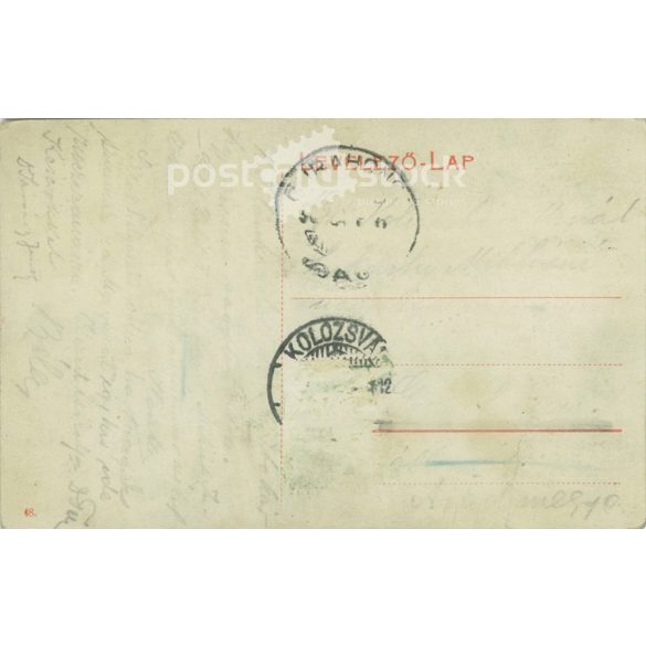 Cluj-Napoca. Matthias King Square. Colored photo sheet, postcard. (2791046)