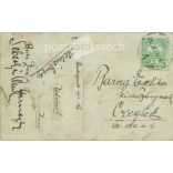 1912 - Romantic postcard. Colored photo sheet. (2791047)