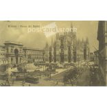 1912 - Milan. Piazza del Duomo. Photo sheet, postcard. (2791050)