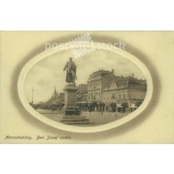   1912 - Târgu Mureş. Statue of Joseph Bem. With embossed frame. Photo sheet, postcard. (2791053)