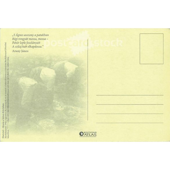 Women wash in the stream. Photo sheet, postcard. (2791059)