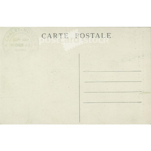 Dauphiné. A province in southeastern France. The blessing of the crosses in Belledonne. Photo: P Lory. Photo sheet, postcard. (2791068)