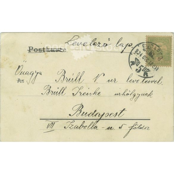 1904 - Austrian postcard with Budapest stamp. (2791076)