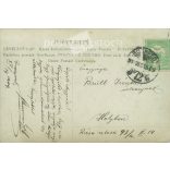 1908 - Romantic postcard. With Budapest stamp. Colored photo sheet, postcard. (2791084)