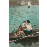 Romantic, colored photo sheet, postcard. (2791104)