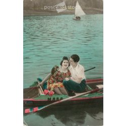 Romantic, colored photo sheet, postcard. (2791104)