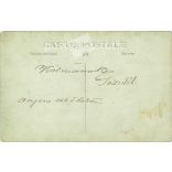 1928 - Café group of friends reading the Pest Diary. Photo sheet, postcard. (2791107)