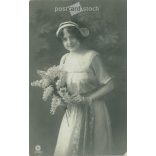 1916 - Romantic postcard, photo sheet. (2791111)