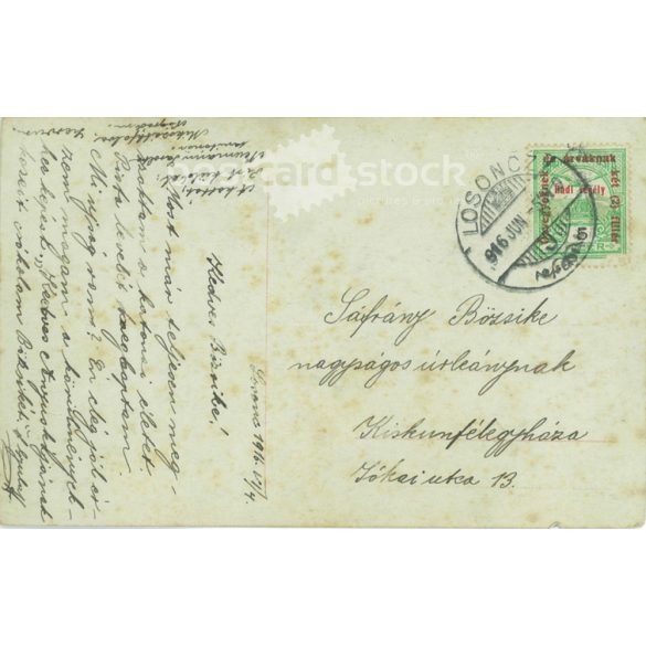 1916 - Romantic postcard, photo sheet. (2791111)