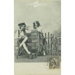 1903 - Romantic postcard, photo sheet. Banská Štiavnica with stamp. (2791116)