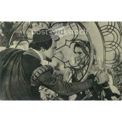   1958 - Scene from the Soviet color film „Othello”. Photo sheet, postcard. (2791123)