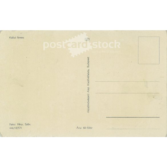 Actor Ferenc Kállai. Photo sheet, postcard. (2791124)