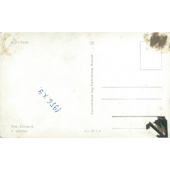 1956 - Gyula Benkő actor. Photo sheet, postcard. (2791126)