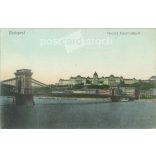 1908 - Budapest. Ferencz József quay. Colored photo sheet, postcard. (2791137)