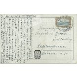 1920 - Smoking old farmer portrait painting reproduction. With Kecskemét stamping. Postcard. (2791139)