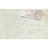 1915 - World War I, Austrian military group picture. Photo sheet, postcard. (2791147)