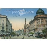 1915 - Budapest. Erzsébet körút (Elisabeth boulevard). Colored photo sheet, postcard. (2791163)