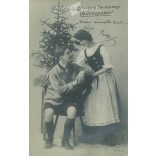 1910 - Merry Christmas. Photo sheet, postcard. (2791165)