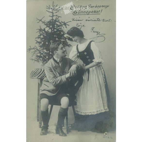 1910 - Merry Christmas. Photo sheet, postcard. (2791165)