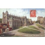 1949 - St. George’s Chapel and Windsor Castle. Colored photo sheet, postcard. (2791167)