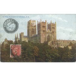   1949 - Durham Cathedral. Colored photo sheet, postcard. (2791168)