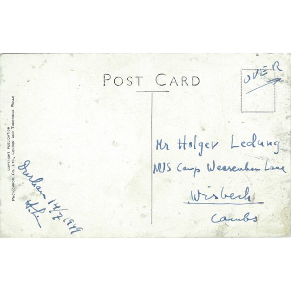 1949 - Durham Cathedral. Colored photo sheet, postcard. (2791168)