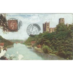   1949 - Durham Cathedral. Colored photo sheet, postcard. (2791172)