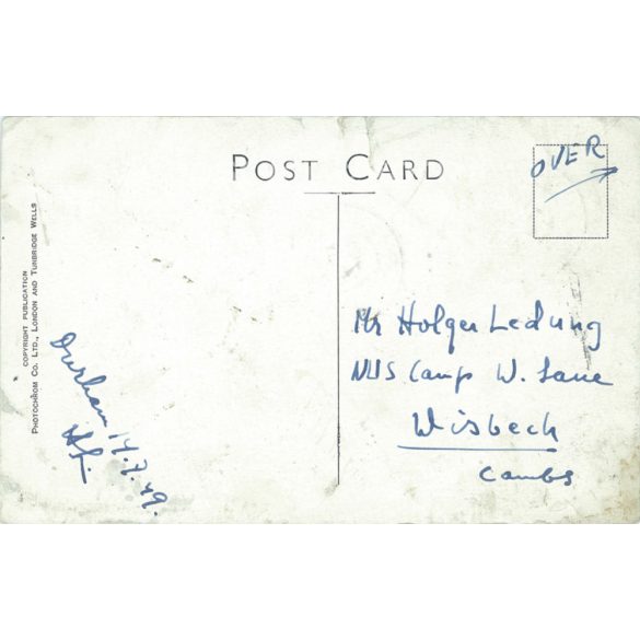 1949 - Durham Cathedral. Colored photo sheet, postcard. (2791172)