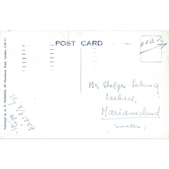 1949 - Ely Catedral west tower. Postcard. (2791170)