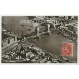 1949 - Aerial view of T ower bridge and Tower of London. Photo sheet, postcard. (2791179)