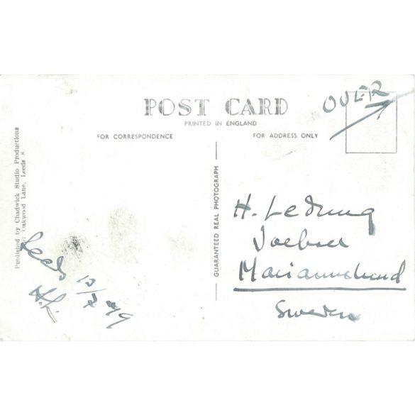 1949 - Leeds. City Hall. Photo sheet, postcard. (2791181)