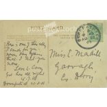 1905 - Miss Marie Studholme actress. Colored photo sheet, postcard. (2791185)