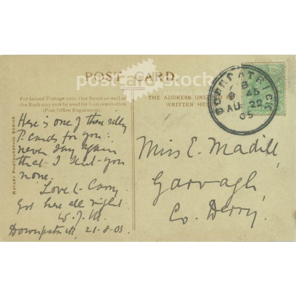 1905 - Miss Marie Studholme actress. Colored photo sheet, postcard. (2791185)