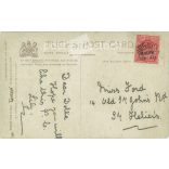 1905 - Miss Marie Studholme actress. With a plastic, mica surface.Colored photo sheet, postcard. (2791188)