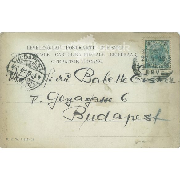 1902 - Castle music in Viennese style. Postcard. (2791194)