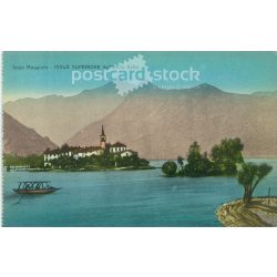   ISOLA SUOERIORE - Lago Maggiore. Colored photo sheet, postcard. (2791201)