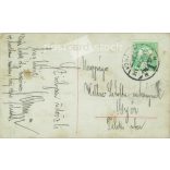 1911 - Romantic postcard. Colored photo sheet. (2791210)