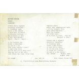 Péter Máté is a singer. Photo sheet, postcard. (2791216)