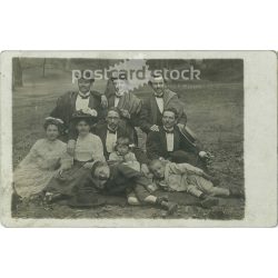   1907 - Group photo, Hamburg. Photo sheet, postcard. (2791225)