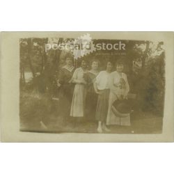   1920 - Cool Valley. Group photo with hat. Photo sheet, postcard. (2791226)